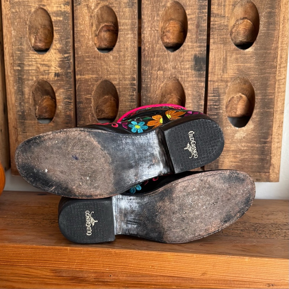 OLD GRINGO Klak Sugar Skull Biker Boots Size 9 - Picture 6 of 6